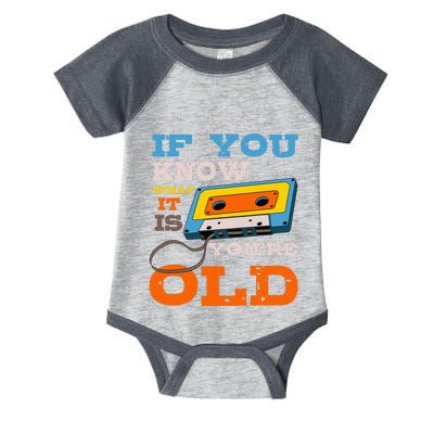 Cassette Tape Radio 70S 80S 90S Music Lover Infant Baby Jersey Bodysuit