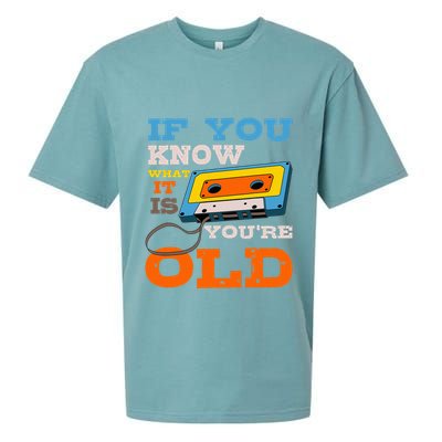 Cassette Tape Radio 70S 80S 90S Music Lover Sueded Cloud Jersey T-Shirt