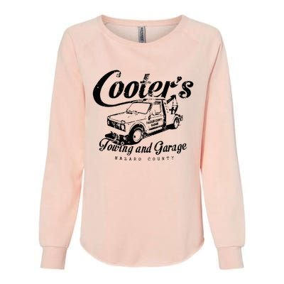 Cooters Towing & Repair Garage Womens California Wash Sweatshirt