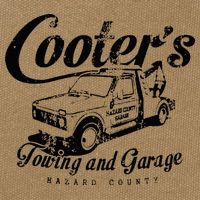 Cooters Towing & Repair Garage Cotton Canvas Backpack