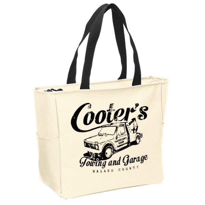Cooters Towing & Repair Garage Zip Tote Bag