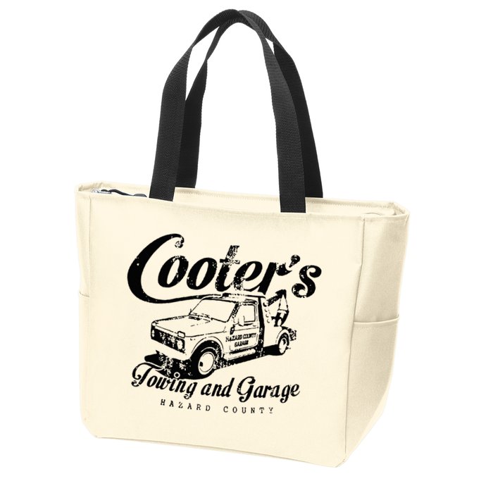 Cooters Towing & Repair Garage Zip Tote Bag