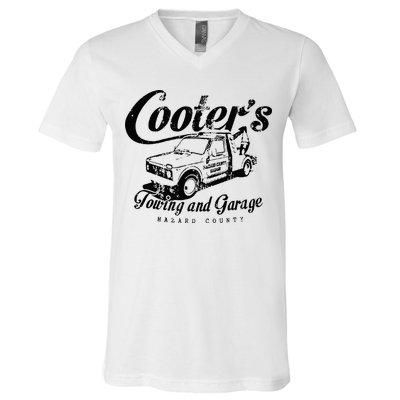 Cooters Towing & Repair Garage V-Neck T-Shirt