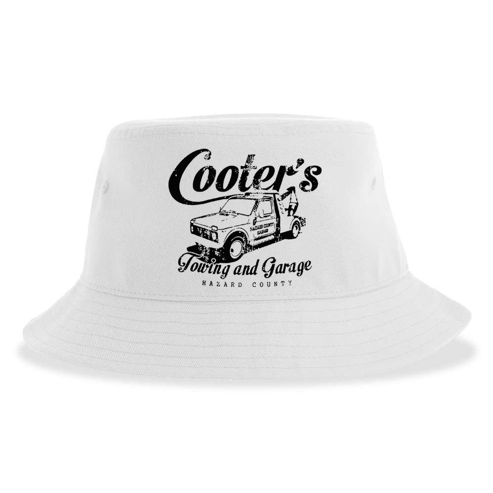 Cooters Towing & Repair Garage Sustainable Bucket Hat