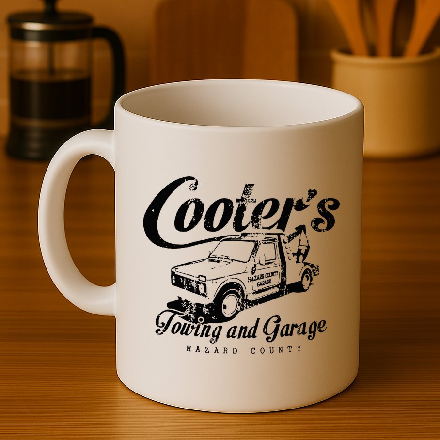 Cooters Towing & Repair Garage Mug