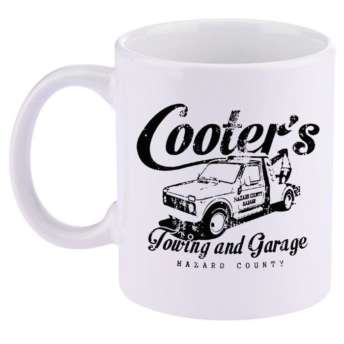 Cooters Towing & Repair Garage 11oz C Handle Ceramic Mug