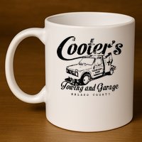Cooters Towing & Repair Garage 11oz C Handle Ceramic Mug
