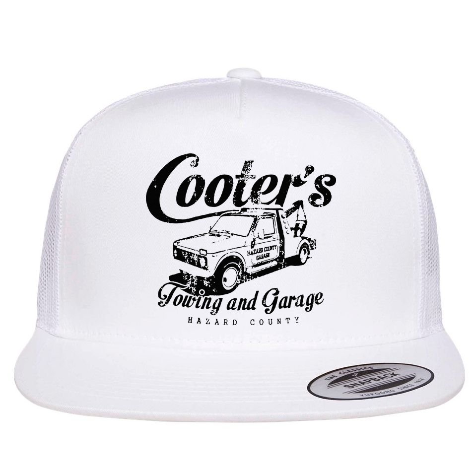 Cooters Towing & Repair Garage Flat Bill Trucker Hat