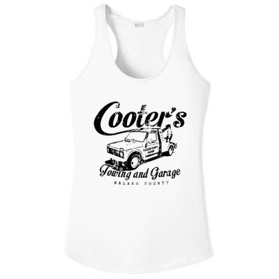 Cooters Towing & Repair Garage Ladies PosiCharge Competitor Racerback Tank