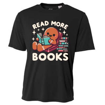 Christmas Teacher Read More Books Funny Wo Cooling Performance Crew T-Shirt