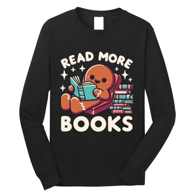 Christmas Teacher Read More Books Funny Wo Long Sleeve Shirt