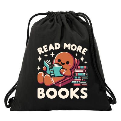 Christmas Teacher Read More Books Funny Wo Drawstring Bag