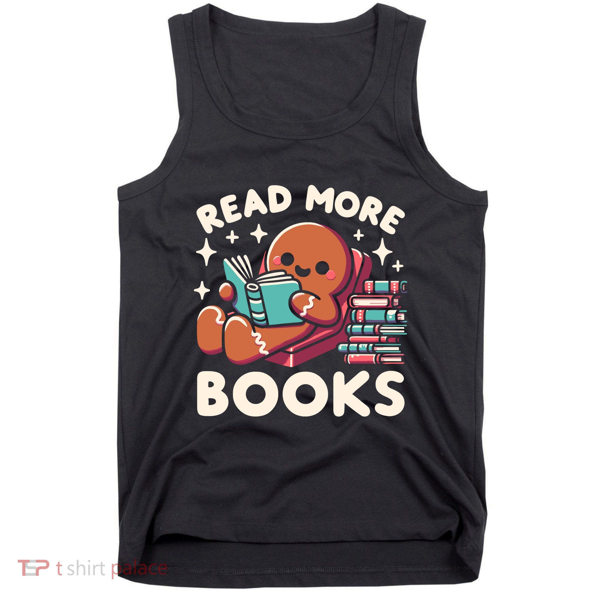 Christmas Teacher Read More Books Funny Wo Tank Top