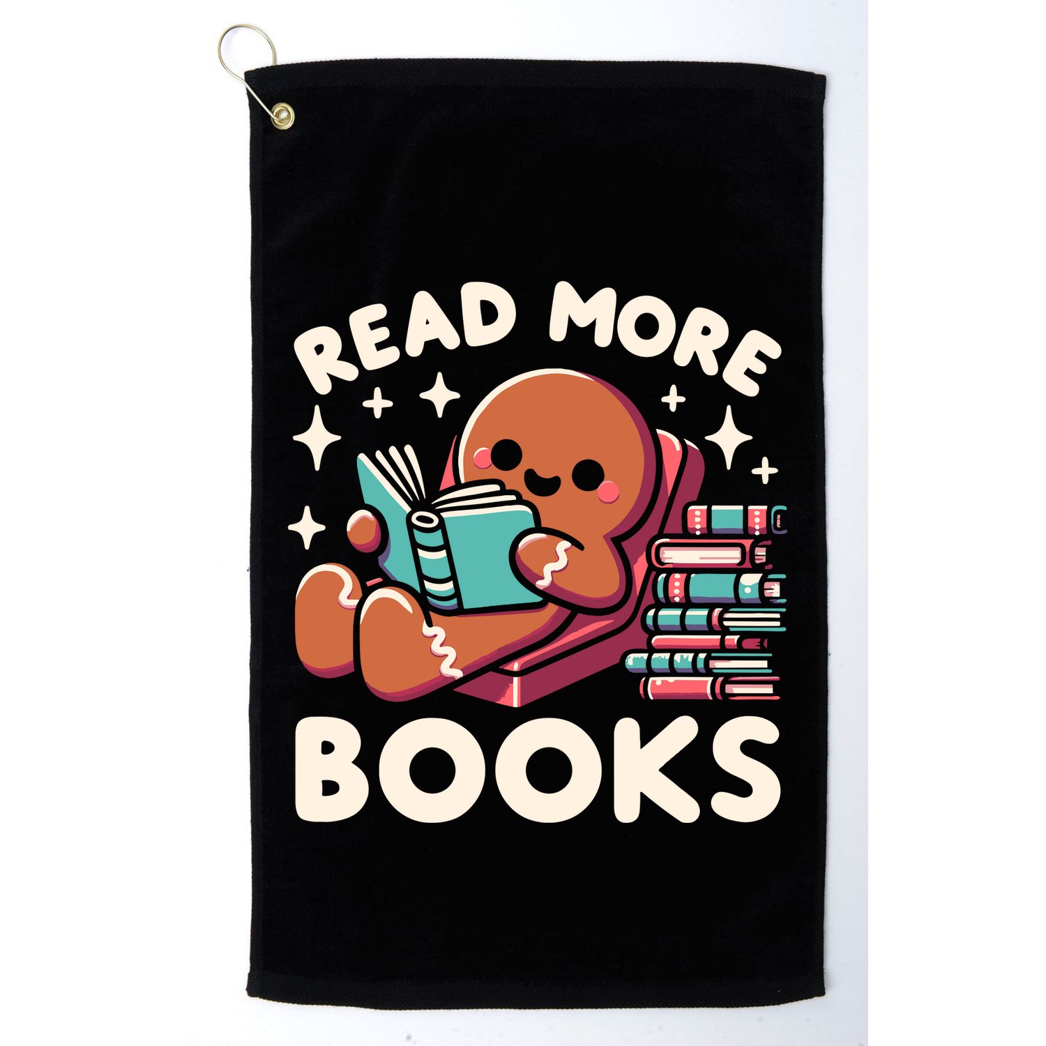 Christmas Teacher Read More Books Funny Wo Golf Towel