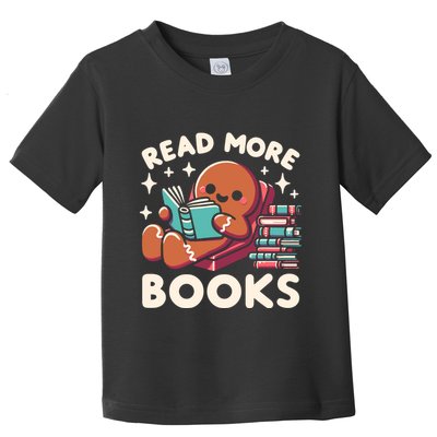 Christmas Teacher Read More Books Funny Wo Toddler T-Shirt
