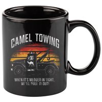 Camel Towing Retro Adult Humor Saying 11oz C Handle Ceramic Mug