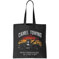 Camel Towing Retro Adult Humor Saying Bag