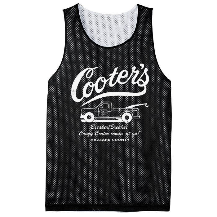 CooterS Towing & Repairs Garage Mesh Reversible Basketball Jersey Tank