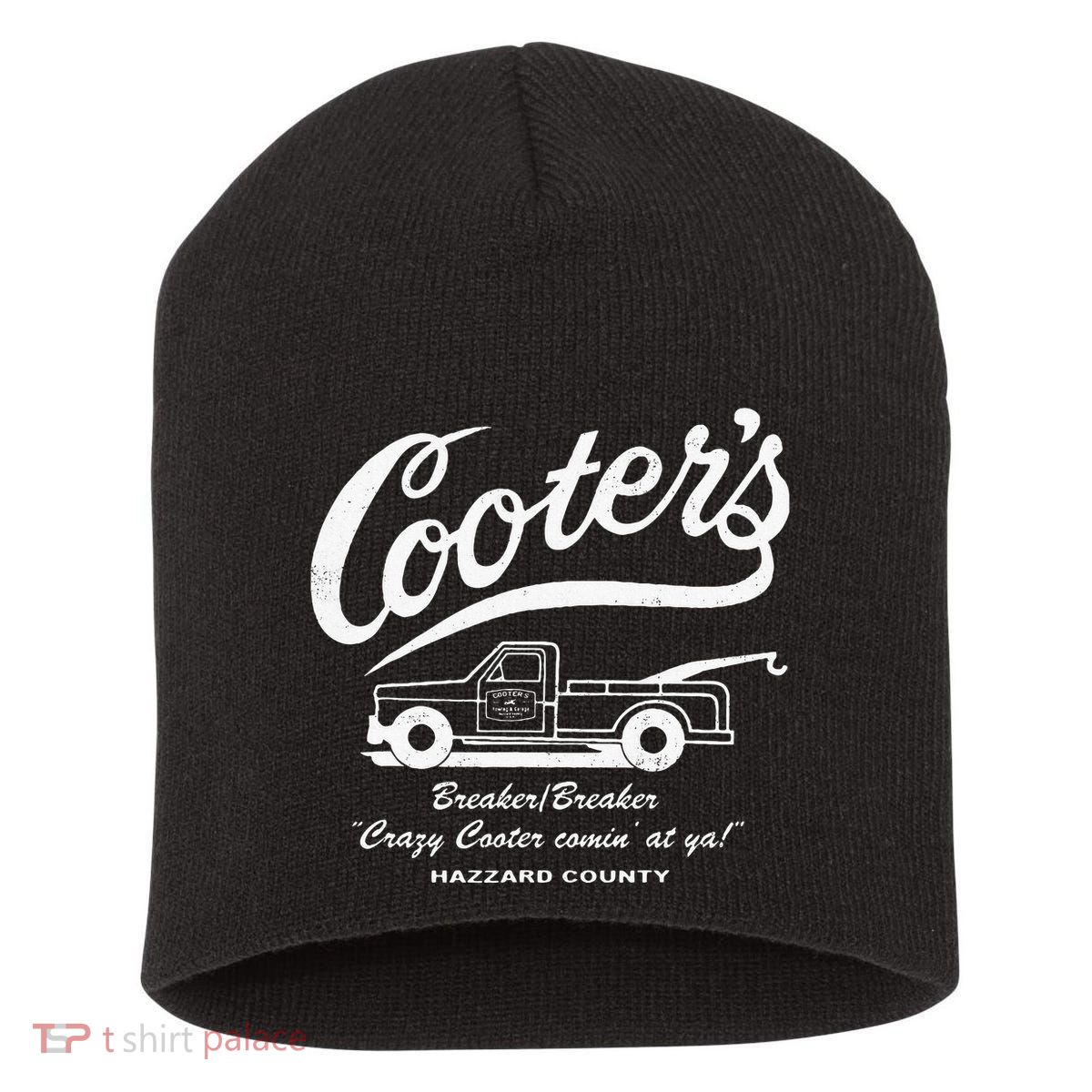CooterS Towing & Repairs Garage Short Acrylic Beanie