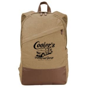 CooterS Towing & Repair Garage Cotton Canvas Backpack