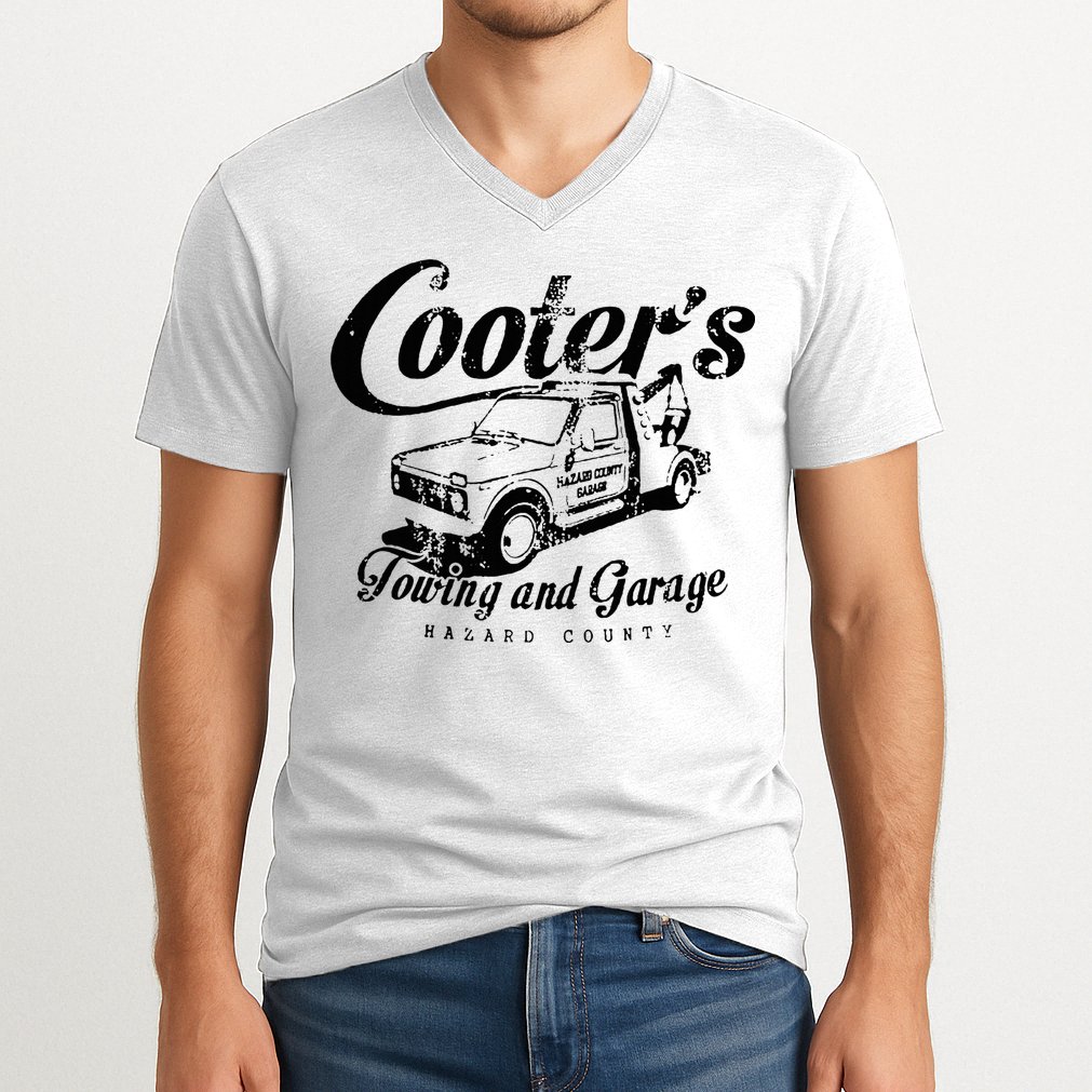 CooterS Towing & Repair Garage V-Neck T-Shirt