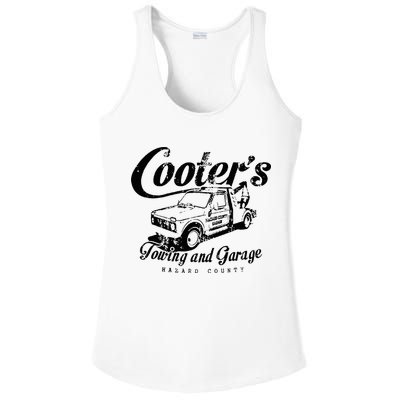 CooterS Towing & Repair Garage Ladies PosiCharge Competitor Racerback Tank