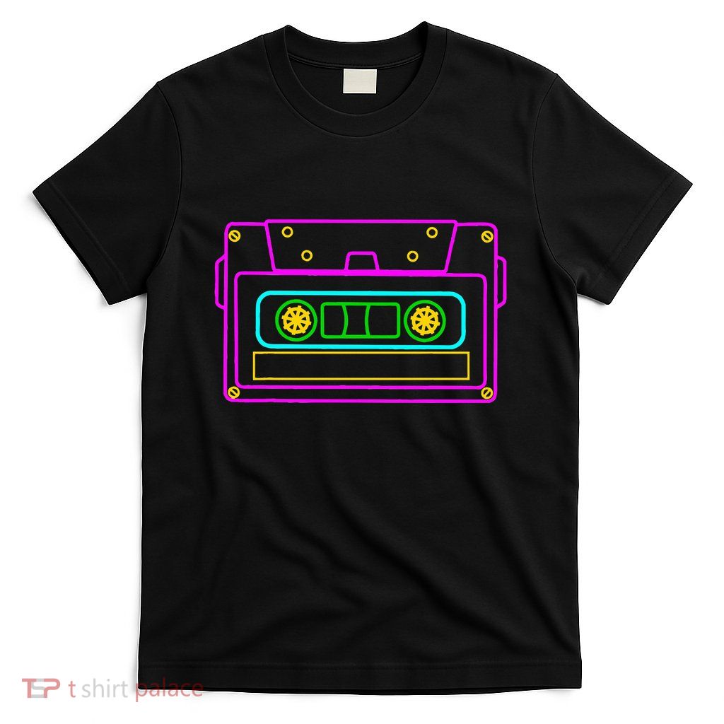 Cassette Tape Retro Vintage Old School 70S 80S 90S T-Shirt