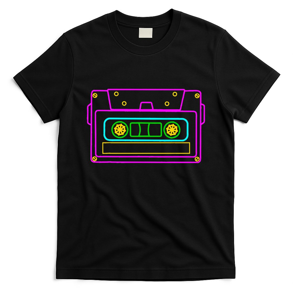 Cassette Tape Retro Vintage Old School 70S 80S 90S T-Shirt