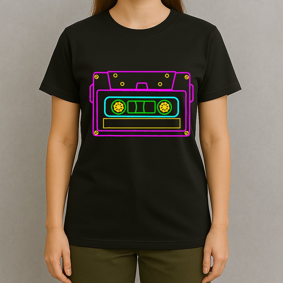 Cassette Tape Retro Vintage Old School 70S 80S 90S T-Shirt