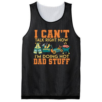 CanT Talk Right IM Doing Hot Dad Stuff Mesh Reversible Basketball Jersey Tank