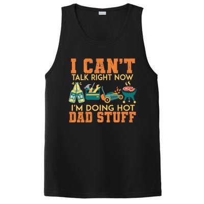 CanT Talk Right IM Doing Hot Dad Stuff PosiCharge Competitor Tank