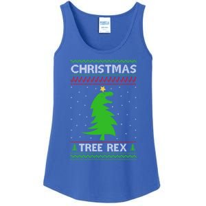 Christmas Tree Rex Gift Ladies Essential Tank