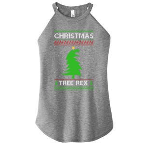 Christmas Tree Rex Gift Women's Perfect Tri Rocker Tank