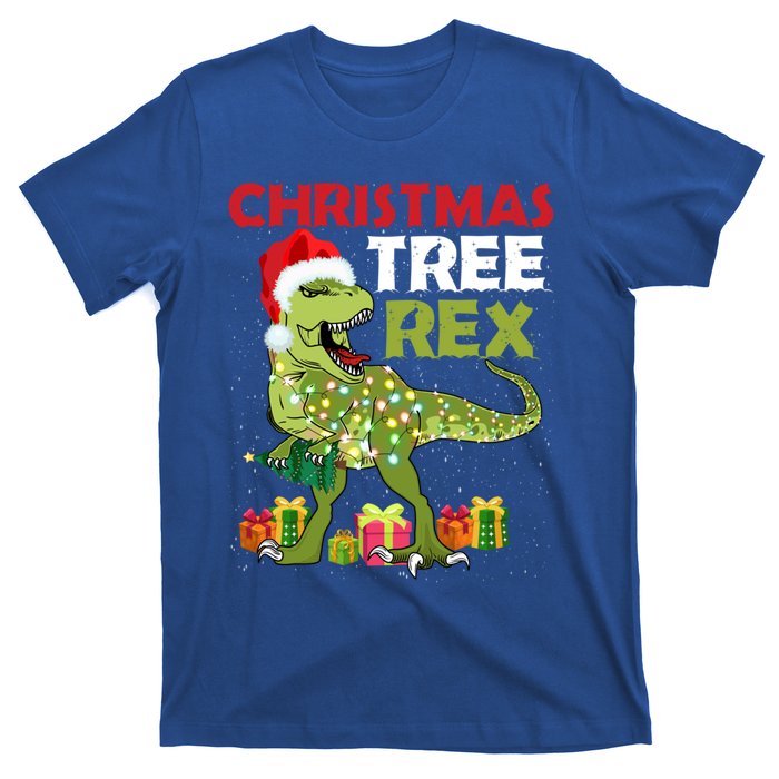 Christmas Tree Rex Trex Dinosaur Gift T-Shirt