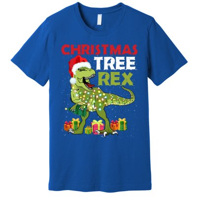 Christmas Tree Rex Trex Dinosaur Gift Premium T-Shirt