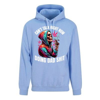 CanT Talk Right Now Doing Dad Shits Funny Marijuana Weed Unisex Surf Hoodie