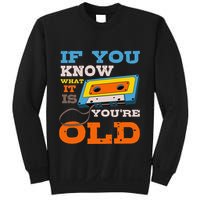 Cassette Tape Radio 70's 80's 90's Music Lover Sweatshirt