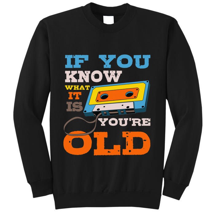 Cassette Tape Radio 70's 80's 90's Music Lover Sweatshirt
