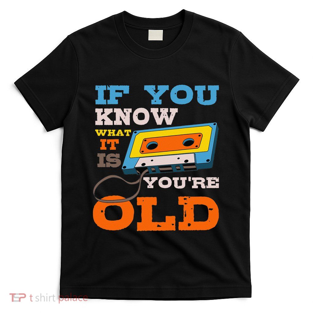 Cassette Tape Radio 70's 80's 90's Music Lover T-Shirt