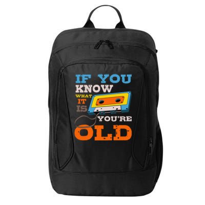 Cassette Tape Radio 70's 80's 90's Music Lover City Backpack