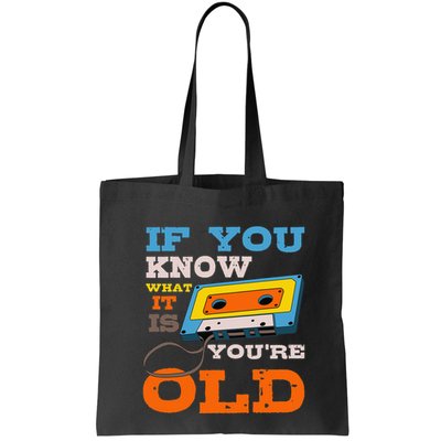 Cassette Tape Radio 70's 80's 90's Music Lover Bag