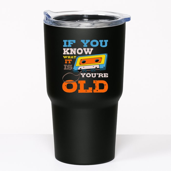 Cassette Tape Radio 70's 80's 90's Music Lover Tumbler