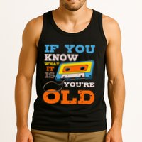 Cassette Tape Radio 70's 80's 90's Music Lover Tank Top