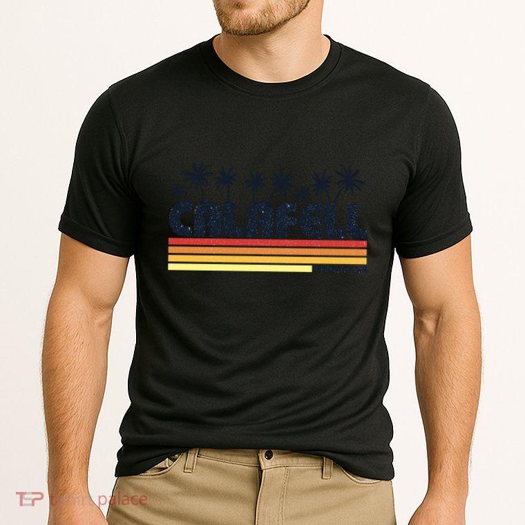 Calafell Tarragona Retro Beach Tourism Gift Performance Shirt