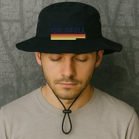 Calafell Tarragona Retro Beach Tourism Gift Bucket Hat