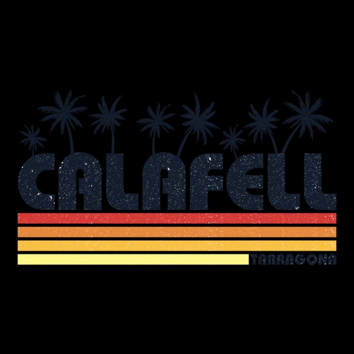 Calafell Tarragona Retro Beach Tourism Gift Bucket Hat