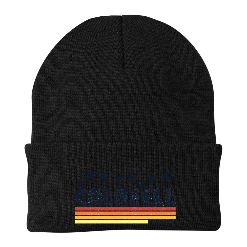 Calafell Tarragona Retro Beach Tourism Gift Beanie