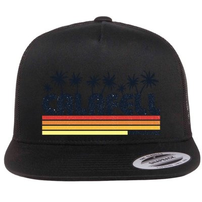Calafell Tarragona Retro Beach Tourism Gift Flatbill Hat