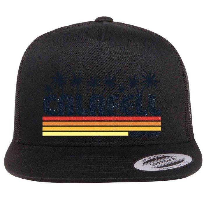 Calafell Tarragona Retro Beach Tourism Gift Flatbill Hat