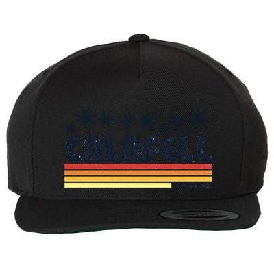 Calafell Tarragona Retro Beach Tourism Gift Wool Snapback Cap